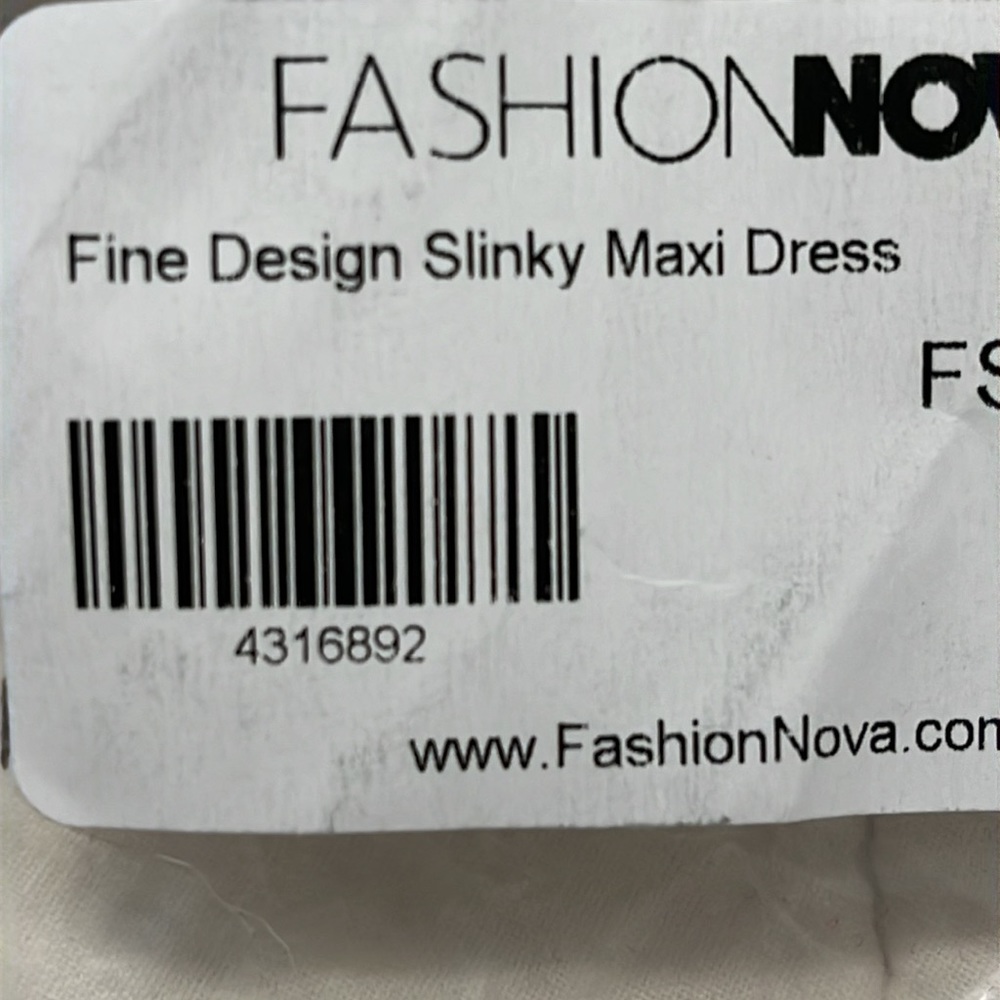 One Shoulder Maxi Gown - Picture 5 of 5